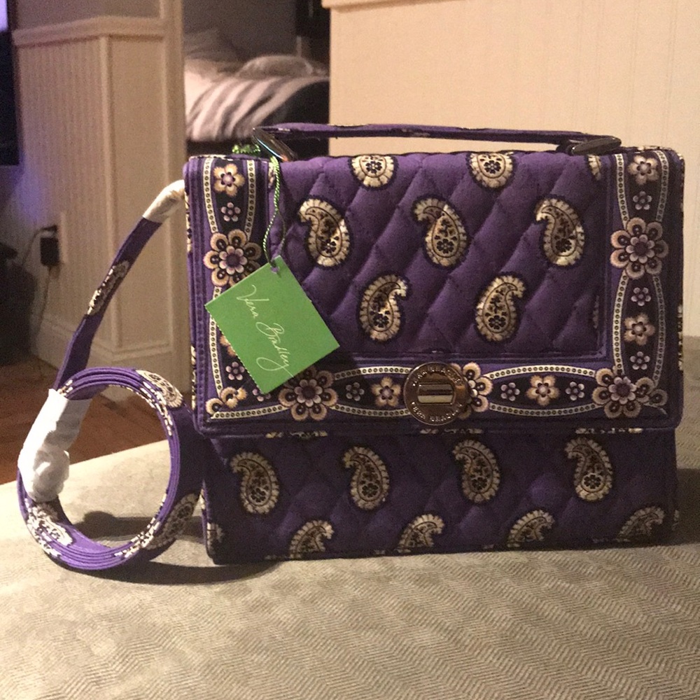 Vera Bradley Julia Simply Violet handbag
